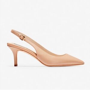 Cole Haan Vesta slingback pump in nude leather